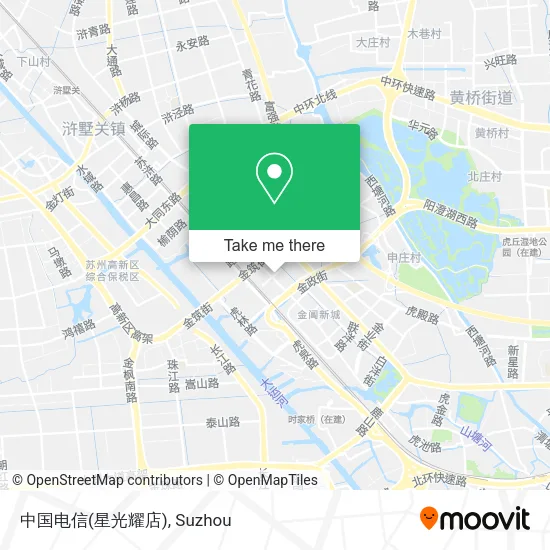 中国电信(星光耀店) map
