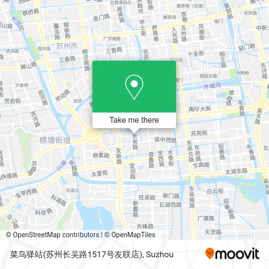 菜鸟驿站(苏州长吴路1517号友联店) map
