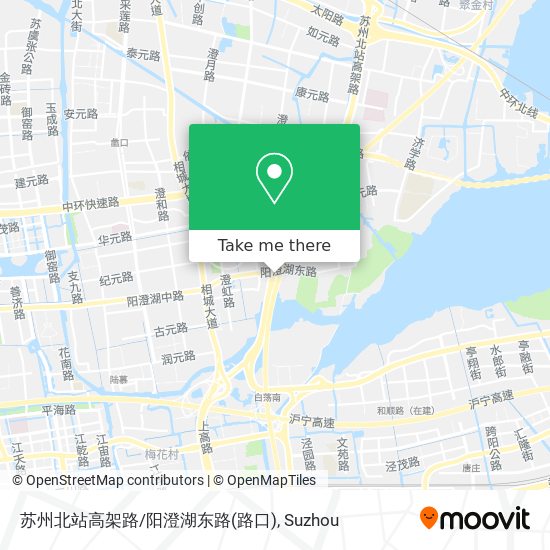 苏州北站高架路/阳澄湖东路(路口) map