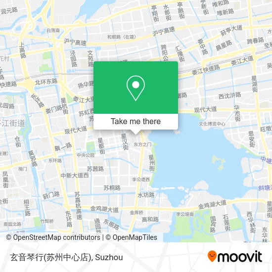 玄音琴行(苏州中心店) map