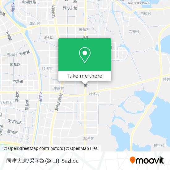 同津大道/采字路(路口) map