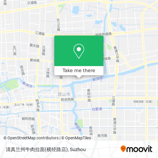 清真兰州牛肉拉面(横经路店) map