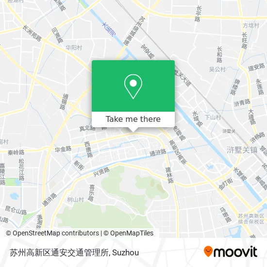 苏州高新区通安交通管理所 map