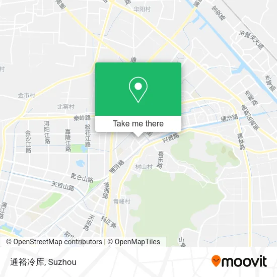 通裕冷库 map