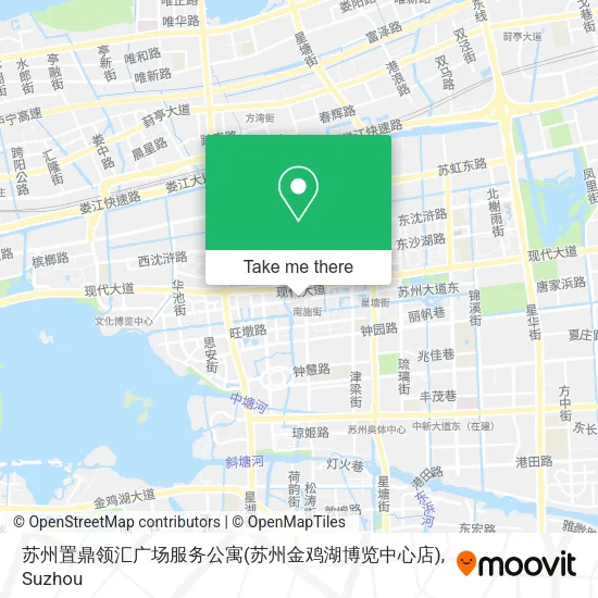 苏州置鼎领汇广场服务公寓(苏州金鸡湖博览中心店) map