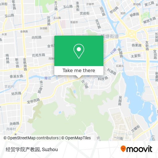 经贸学院产教园 map