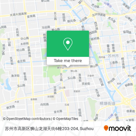 苏州市高新区狮山龙湖天街6幢203-204 map