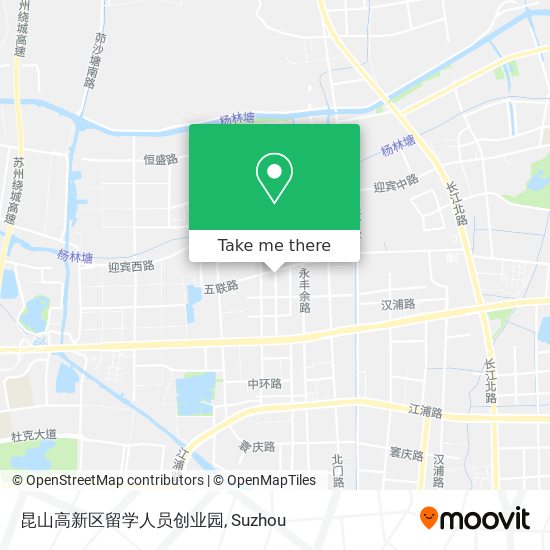 昆山高新区留学人员创业园 map