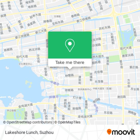 Lakeshore Lunch map