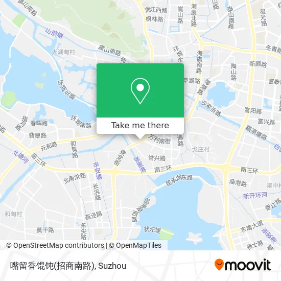 嘴留香馄饨(招商南路) map