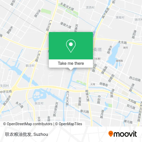 联农粮油批发 map