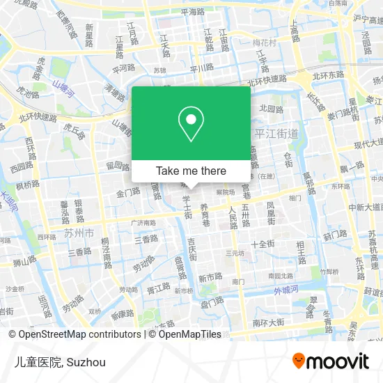 儿童医院 map