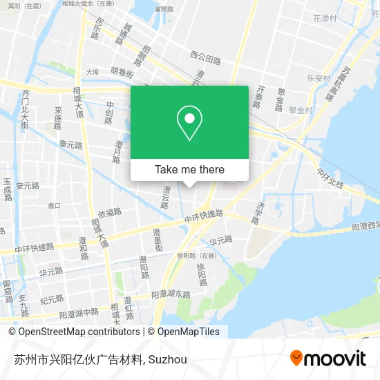 苏州市兴阳亿伙广告材料 map