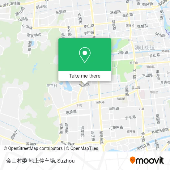 金山村委-地上停车场 map