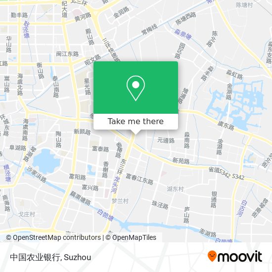 中国农业银行 map