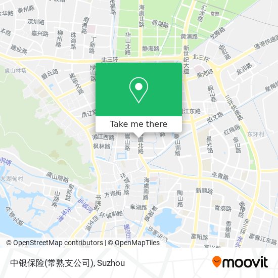 中银保险(常熟支公司) map