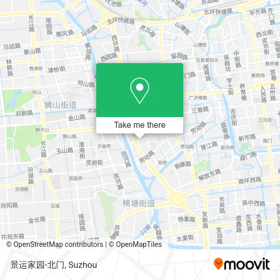 景运家园-北门 map