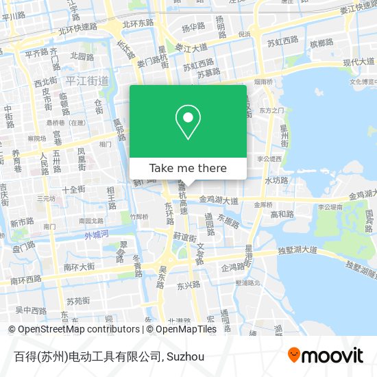 百得(苏州)电动工具有限公司 map