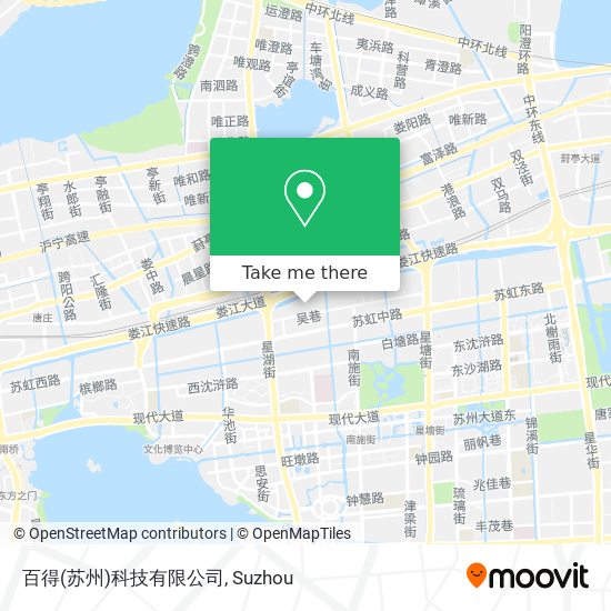 百得(苏州)科技有限公司 map