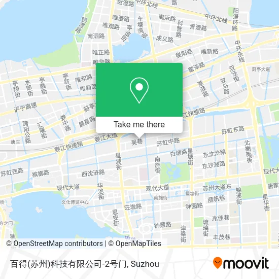 百得(苏州)科技有限公司-2号门 map