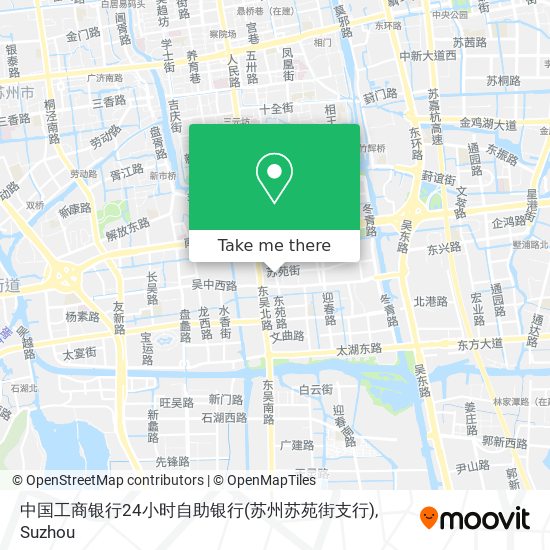 中国工商银行24小时自助银行(苏州苏苑街支行) map