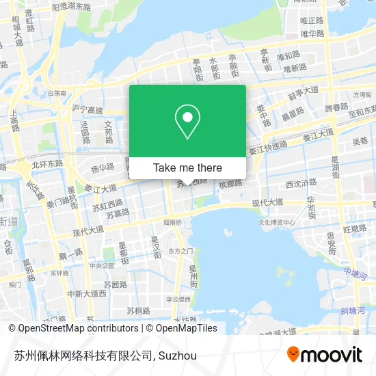 苏州佩林网络科技有限公司 map