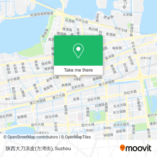 陕西大刀凉皮(方湾街) map
