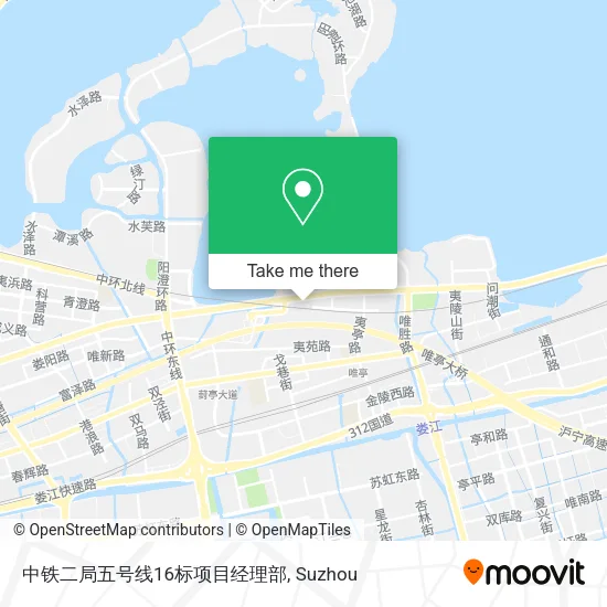 中铁二局五号线16标项目经理部 map