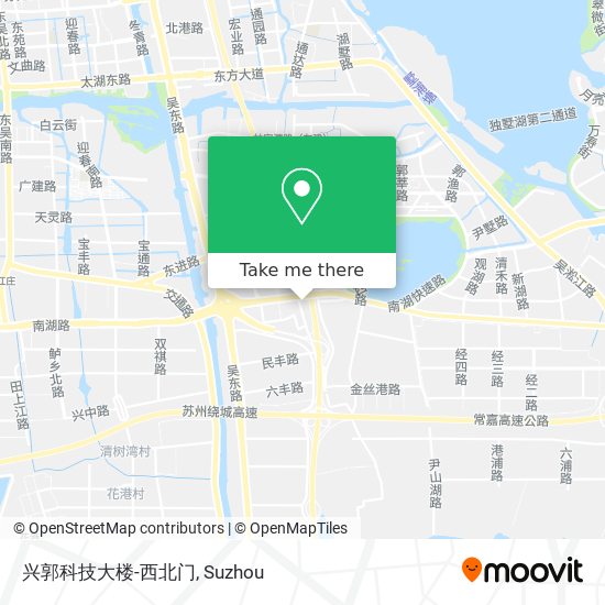 兴郭科技大楼-西北门 map