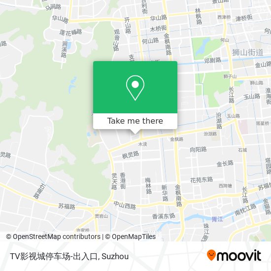 TV影视城停车场-出入口 map