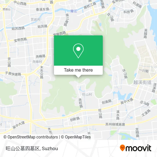 旺山公墓四墓区 map