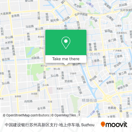 中国建设银行苏州高新区支行-地上停车场 map