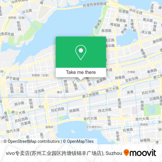 vivo专卖店(苏州工业园区跨塘镇锦丰广场店) map