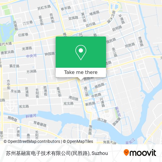 苏州基融富电子技术有限公司(民胜路) map