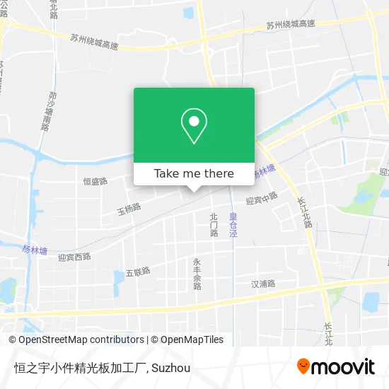 恒之宇小件精光板加工厂 map