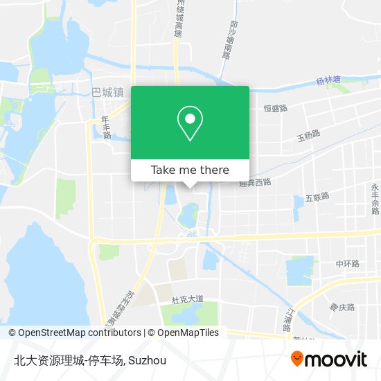 北大资源理城-停车场 map