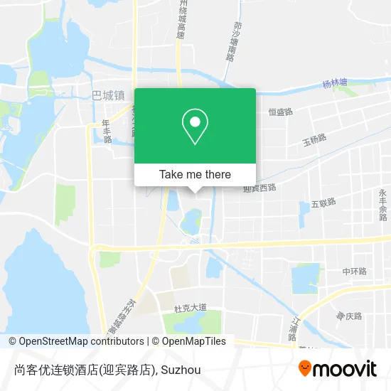 尚客优连锁酒店(迎宾路店) map