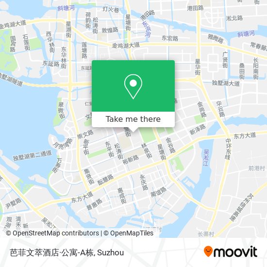 芭菲文萃酒店·公寓-A栋 map