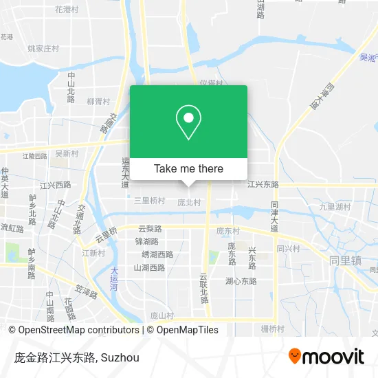 庞金路江兴东路 map