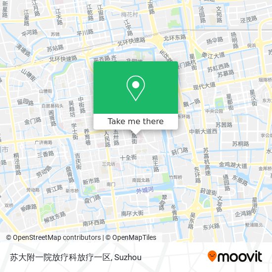 苏大附一院放疗科放疗一区 map