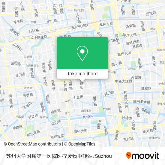 苏州大学附属第一医院医疗废物中转站 map