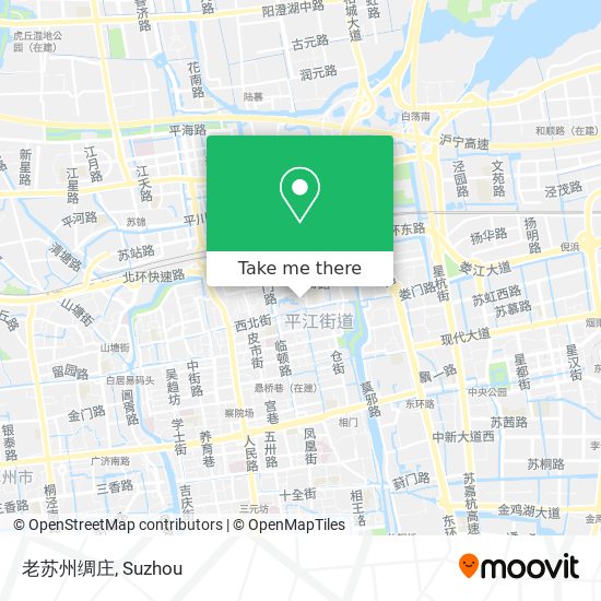 老苏州绸庄 map