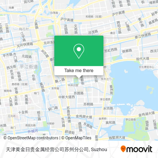 天津黄金日贵金属经营公司苏州分公司 map