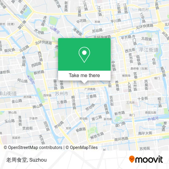 老周食堂 map