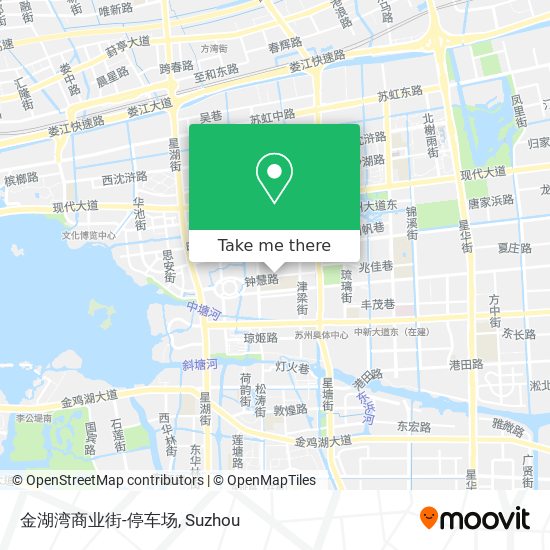 金湖湾商业街-停车场 map