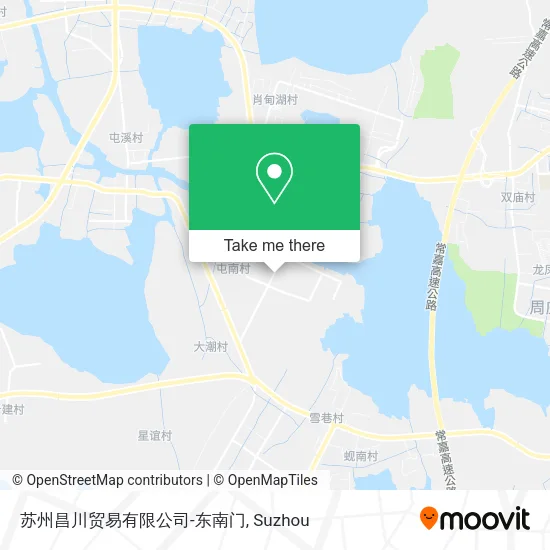 苏州昌川贸易有限公司-东南门 map