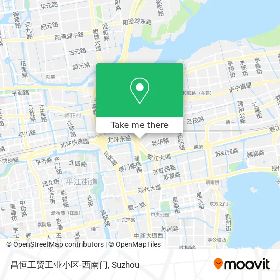 昌恒工贸工业小区-西南门 map
