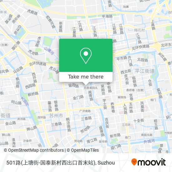 501路(上塘街-国泰新村西出口首末站) map