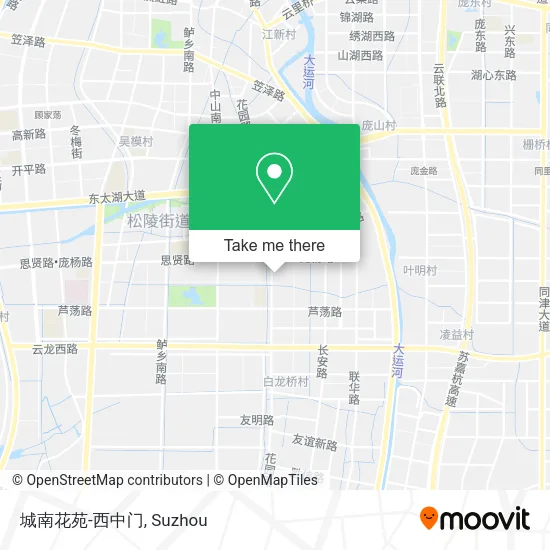城南花苑-西中门 map