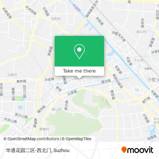 华通花园二区-西北门 map